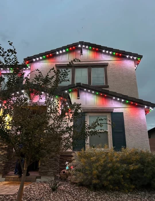 Christmas Colors, One Tap