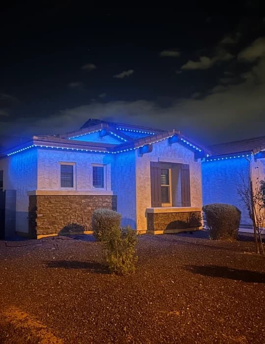 Single-Story in Blue