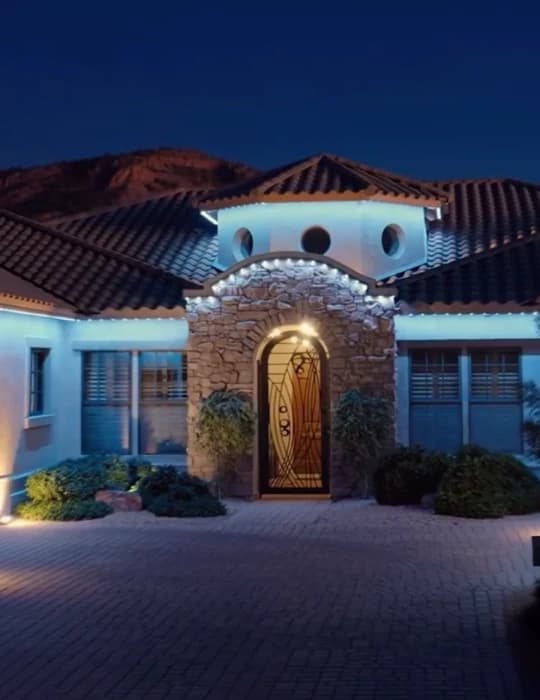 Warm White, Arched Entry