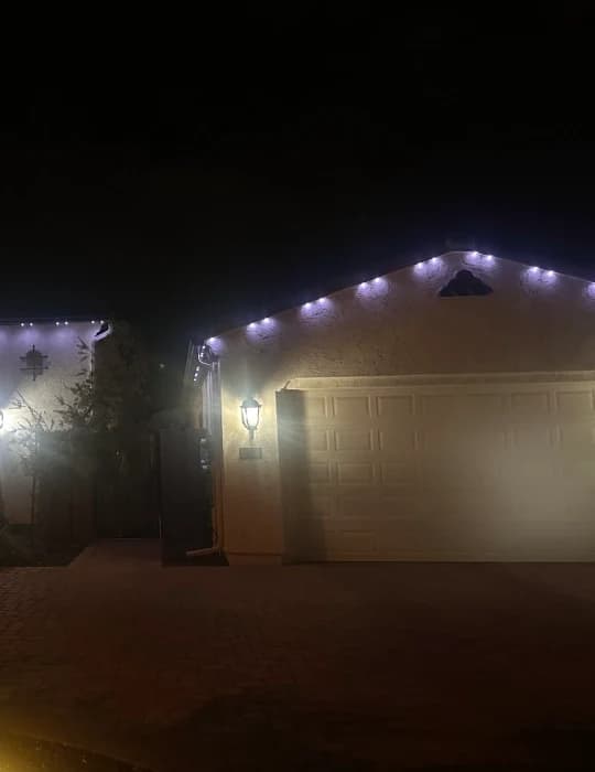 Warm White Over the Garage